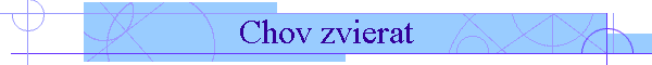 Chov zvierat